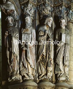 Cathedral - Portico of Pórtico da Gloria - Pórtico da Gloria Group of the Prophets | Andrea Jemolo