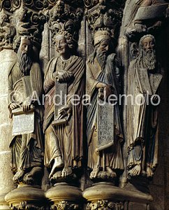 Cathedral - Portico of Pórtico da Gloria - Pórtico da Gloria Group of the Prophets | Andrea Jemolo