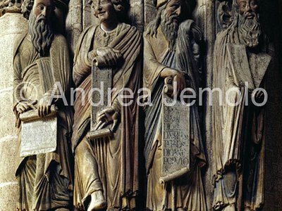 Cattedrale di San Giacomo di Compostela - Portico della Gloria Gruppo dei Profeti | Andrea Jemolo