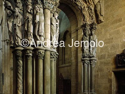 Cattedrale di San Giacomo di Compostela - Portico della Gloria Gruppo di Apostoli | Andrea Jemolo