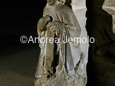 Cattedrale di San Giacomo di Compostela - Portico della Gloria Santo dos Croques – Autoritratto del Maestro Mateo | Andrea Jemolo