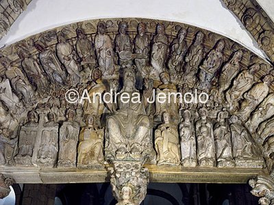 Cattedrale di San Giacomo di Compostela - Portico della Gloria Cristo in Gloria | Andrea Jemolo