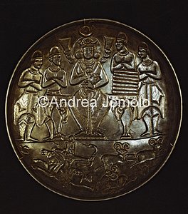 Ermitage Plate sassanide with Kawad | Andrea Jemolo
