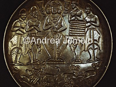 Ermitage Plate sassanide with Kawad | Andrea Jemolo