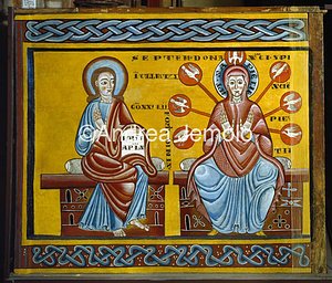 Museu Episcopal Panel of altarpiece from St. Maria de Lluca | Andrea Jemolo