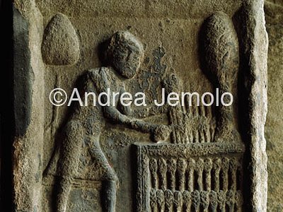 Monastery of Santa Maria de Ripoll Portal - Month of April | Andrea Jemolo