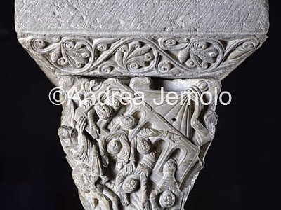 Museo de Navarra Capitelli dalla Cattedrale - vita di Job | Andrea Jemolo