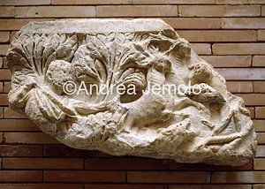 Museo Nacional de Arte Romano Fragment with scene of shoot | Andrea Jemolo