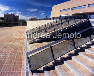 Town hall of Fiumicino Gradonata with the protections | Andrea Jemolo