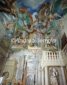 Sacred Mountain of Varallo Chapel 27 Christ in front Pilate - vault | Andrea Jemolo