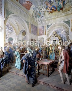 Sacred Mountain of Varallo Chapel 34 Pilate washes his hands | Andrea Jemolo