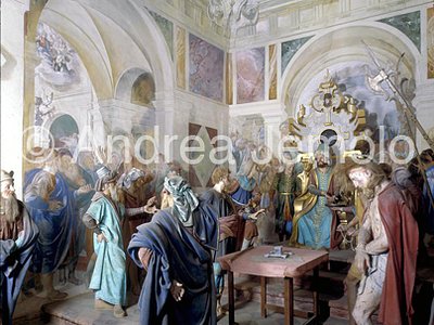Sacred Mountain of Varallo Chapel 34 Pilate washes his hands | Andrea Jemolo