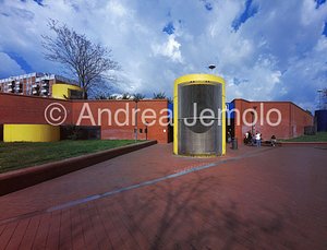 B line of the Subway - Pietralata Station Axial vision of the entrance | Andrea Jemolo