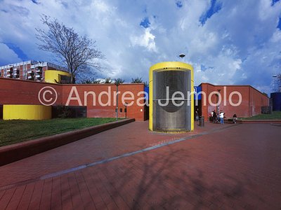 B line of the Subway - Pietralata Station Axial vision of the entrance | Andrea Jemolo
