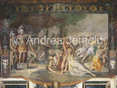 Capitoline museums - Hall Orazi e Curiazi Rape of the Sabines | Andrea Jemolo