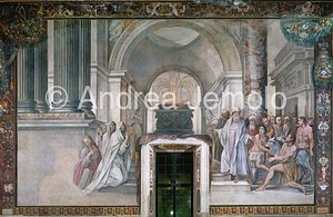 Capitoline museums - Hall Orazi e Curiazi Numa Pompilius establishes the cult of the Vestals and Priests | Andrea Jemolo