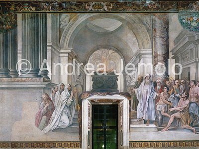 Capitoline museums - Hall Orazi e Curiazi Numa Pompilius establishes the cult of the Vestals and Priests | Andrea Jemolo