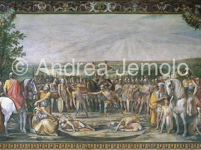 Capitoline museums - Hall Orazi e Curiazi Battlefield between Horatii and Curiatii | Andrea Jemolo