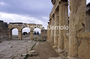 Street with portico with Domitian Arch  | Andrea Jemolo