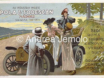 Pola & Todescan Advertising postcard | Andrea Jemolo
