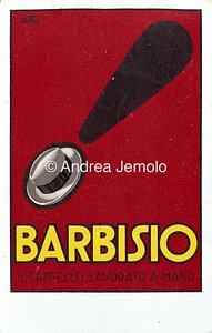 Cappelli Barbisio Advertising postcard | Andrea Jemolo