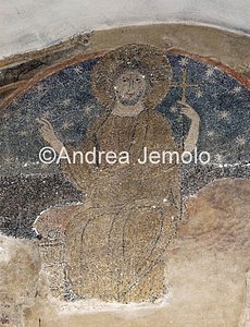 Cathedral Shrine of St. Juvenal - mosaic with the Savior | Andrea Jemolo