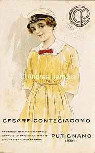 Cesare Contegiacomo Advertising postcard | Andrea Jemolo