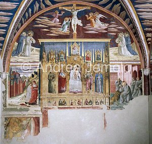 St. Francesco Histories of St. Jerome - false Polyptych | Andrea Jemolo