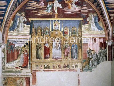 St. Francesco Histories of St. Jerome - false Polyptych | Andrea Jemolo
