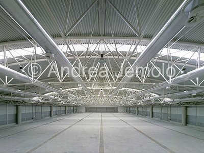 New Fair of Rome in Ponte Galeria Interior of a Pavillon | Andrea Jemolo