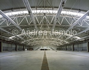 New Fair of Rome in Ponte Galeria Interior of a Pavillon | Andrea Jemolo