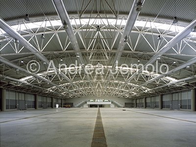 New Fair of Rome in Ponte Galeria Interior of a Pavillon | Andrea Jemolo