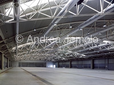 New Fair of Rome in Ponte Galeria Interior of a Pavillon | Andrea Jemolo