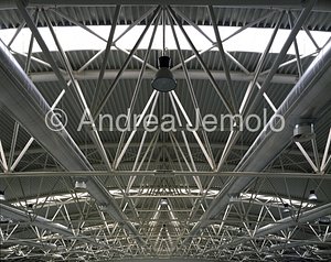 New Fair of Rome in Ponte Galeria Interior of a Pavillon | Andrea Jemolo