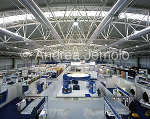 New Fair of Rome in Ponte Galeria Interior of a Pavillon | Andrea Jemolo