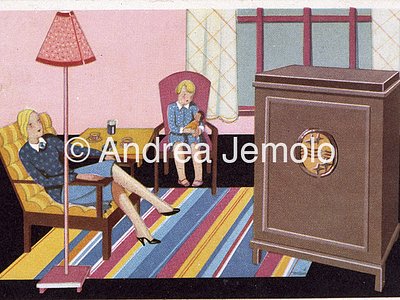 RadioMarelli Advertising postcard | Andrea Jemolo