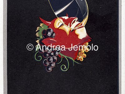 Spumante Mirafiore Advertising postcard | Andrea Jemolo