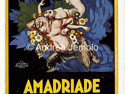 Liqueurs Amadriade Advertising postcard | Andrea Jemolo