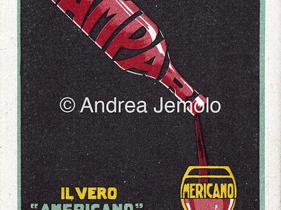 Bitter Campari Advertising postcard | Andrea Jemolo