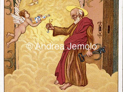 Cordial Paradiso Savorani Advertising postcard | Andrea Jemolo