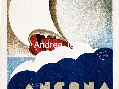 3° Mostra Mercato della Pesca Advertising postcard | Andrea Jemolo