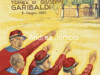 Veterani Garibaldini Advertising postcard | Andrea Jemolo