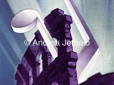 Opera at Arena of Verona Advertising postcard | Andrea Jemolo