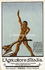 L'Agricoltore d'Italia Cartolina pubblicitaria | Andrea Jemolo