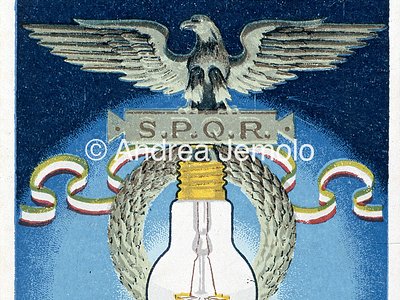 Lampada Impero Advertising postcard | Andrea Jemolo