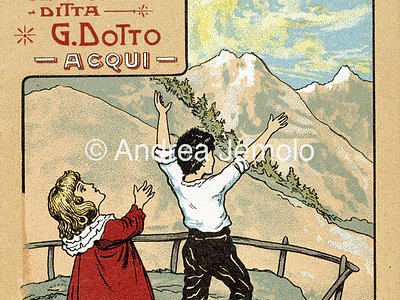 Amaretti Dotto Advertising postcard | Andrea Jemolo