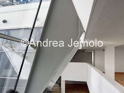The new Hertzian Library The trusses and flared top of the glazed cavaedium | Andrea Jemolo