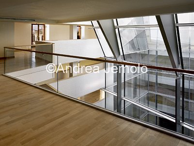 The new Hertzian Library The glass parapets of the balconies | Andrea Jemolo