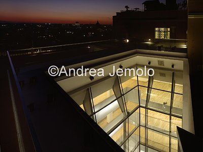 Nuova Bibliotheca Hertziana La terrazza in copertura | Andrea Jemolo