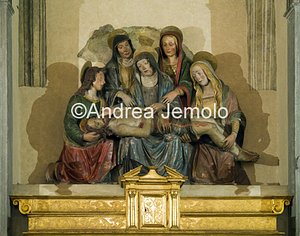 Lamentation of Oratory of Jesus - Carved terracotta  | Andrea Jemolo
